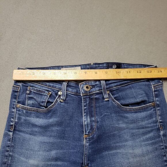 AG The Stevie Ankle Slim Straight Ankle Jeans Sz 26R - Picture 12 of 13